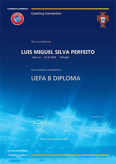 Certificação UEFA B